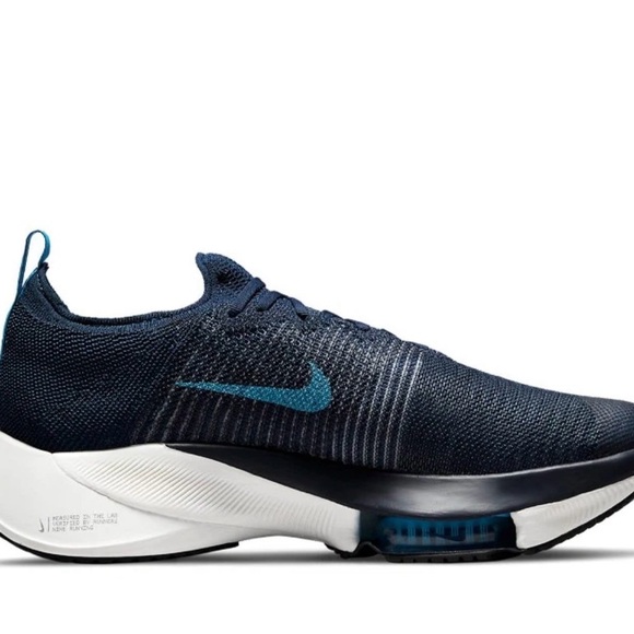 Nike Air Zoom Tempo NEXT% Flyknit Men’s 11 CI9923-401 Blue Running Shoes - Picture 2 of 8